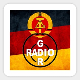 East Germany Podcast - Radio GDR Sticker
